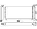Výměník tepla, vnitřní vytápění MAHLE AH 166 000P