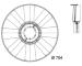 Koleso ventilátora chladenia motora MAHLE CFW 15 000P