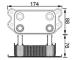 Olejový chladič, motorový olej MAHLE CLC 192 000S