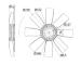 Koleso ventilátora chladenia motora MAHLE CFW 12 000S