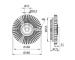 Spojka, větrák chladiče MAHLE CFC 72 000S