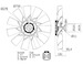 Větrák, chlazení motoru MAHLE CFF 482 000S