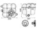 Vyrovnávací nádoba, chladicí kapalina MAHLE CRT 309 000S