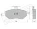 Sada brzdových destiček, kotoučová brzda fri.tech. 052.2