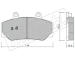 Sada brzdových destiček, kotoučová brzda fri.tech. 077.0