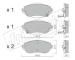 Sada brzdových destiček, kotoučová brzda fri.tech. 1014.0