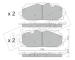 Sada brzdových destiček, kotoučová brzda fri.tech. 1128.0