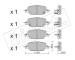Sada brzdových destiček, kotoučová brzda fri.tech. 1154.0