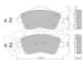 Sada brzdových destiček, kotoučová brzda fri.tech. 1249.0
