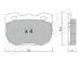 Sada brzdových destiček, kotoučová brzda fri.tech. 180.1