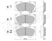 Sada brzdových destiček, kotoučová brzda fri.tech. 470.0