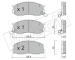 Sada brzdových destiček, kotoučová brzda fri.tech. 471.0