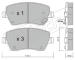 Sada brzdových destiček, kotoučová brzda fri.tech. 501.1