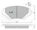 Sada brzdových destiček, kotoučová brzda fri.tech. 748.0