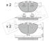 Sada brzdových destiček, kotoučová brzda fri.tech. 787.0