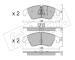 Sada brzdových destiček, kotoučová brzda fri.tech. 791.4