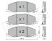 Sada brzdových destiček, kotoučová brzda fri.tech. 860.0