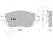 Sada brzdových destiček, kotoučová brzda fri.tech. 869.0