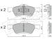 Sada brzdových destiček, kotoučová brzda fri.tech. 923.0