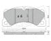 Sada brzdových destiček, kotoučová brzda fri.tech. 973.0