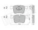 Sada brzdových destiček, kotoučová brzda fri.tech. 977.0