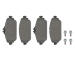 Sada brzdových destiček, kotoučová brzda TOPRAN 409 261