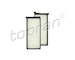 Filtr, vzduch v interiéru TOPRAN 600 104