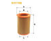 Vzduchový filtr WIX FILTERS 93119E