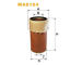 Vzduchový filtr WIX FILTERS WA6104