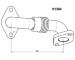 Potrubie AGR-ventilu BorgWarner 61384D