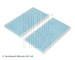 Sada filtrů, vzduch vnitřní BLUE PRINT ADBP250091