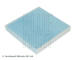 Filter vnútorného priestoru BLUE PRINT ADBP250106