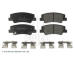 Sada brzdových platničiek kotúčovej brzdy BLUE PRINT ADBP420137