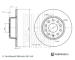 Brzdový kotouč BLUE PRINT ADBP430012