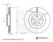 Brzdový kotouč BLUE PRINT ADBP430013