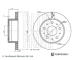 Brzdový kotouč BLUE PRINT ADBP430041