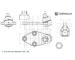 Podpora-/ Kloub BLUE PRINT ADBP860228