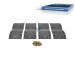 Sada brzdoveho oblozeni, bubnova brzda DT Spare Parts 10.23001