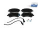 Sada brzdových destiček, kotoučová brzda DT Spare Parts 13.93100