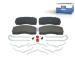 Sada brzdových destiček, kotoučová brzda DT Spare Parts 4.92243