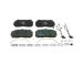 Sada brzdových destiček, kotoučová brzda DT Spare Parts 6.95106