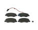 Sada brzdových destiček, kotoučová brzda DT Spare Parts 6.95123