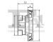 Klip, ozdobna / ochranna lista FA1 11-40161.5