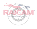 Brzdový kotouč RAICAM RD00204