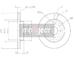 Brzdový kotouč MAXGEAR 19-0972
