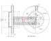Brzdový kotouč MAXGEAR 19-1243