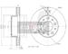 Brzdový kotouč MAXGEAR 19-1334