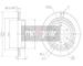 Brzdový kotouč MAXGEAR 19-1872
