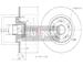 Brzdový kotouč MAXGEAR 19-1974
