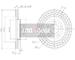 Brzdový kotouč MAXGEAR 19-2273MAX
